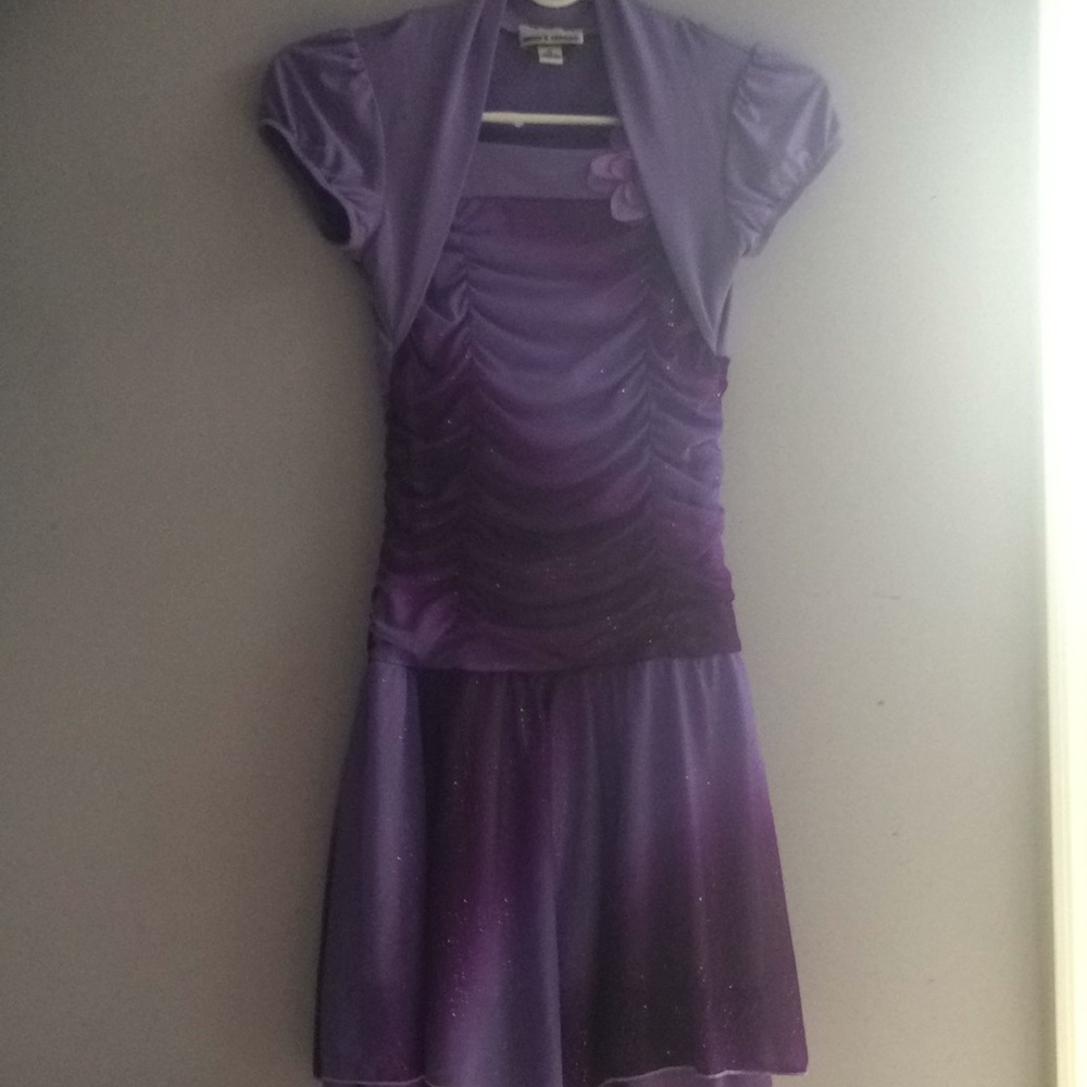 Purple sparkly dress